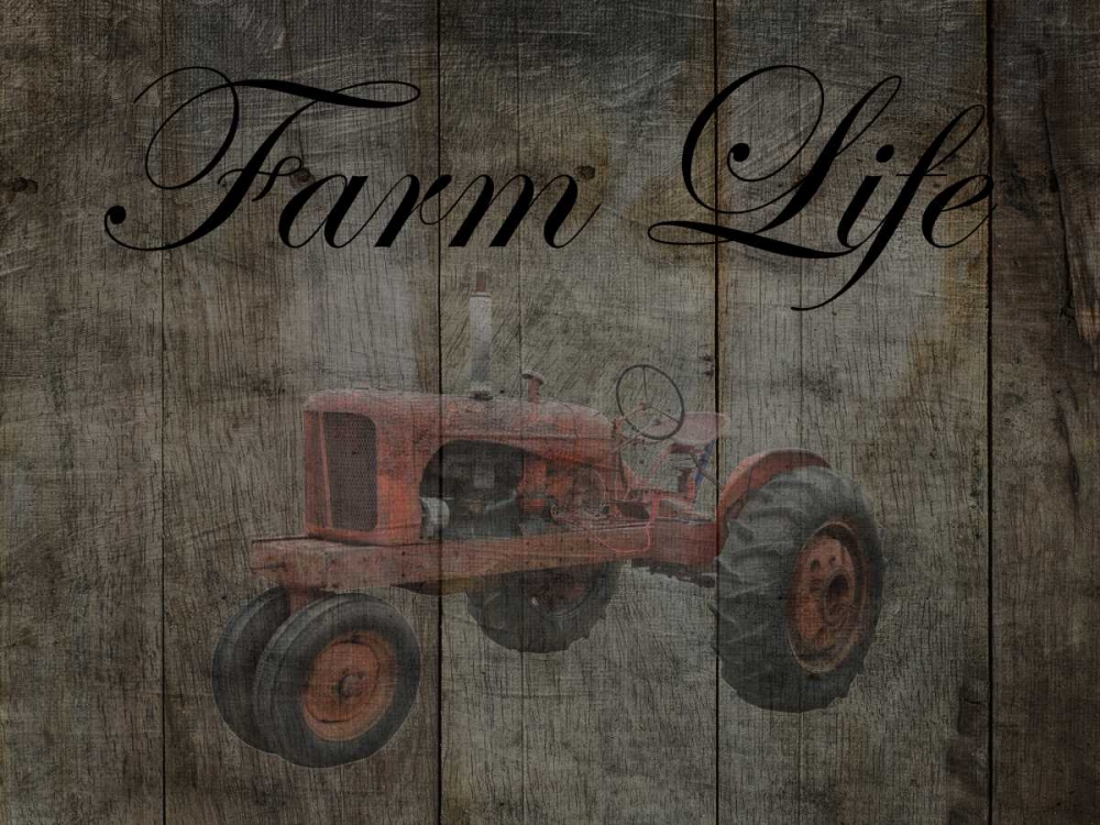 Tractor art print by Sheldon Lewis for $57.95 CAD