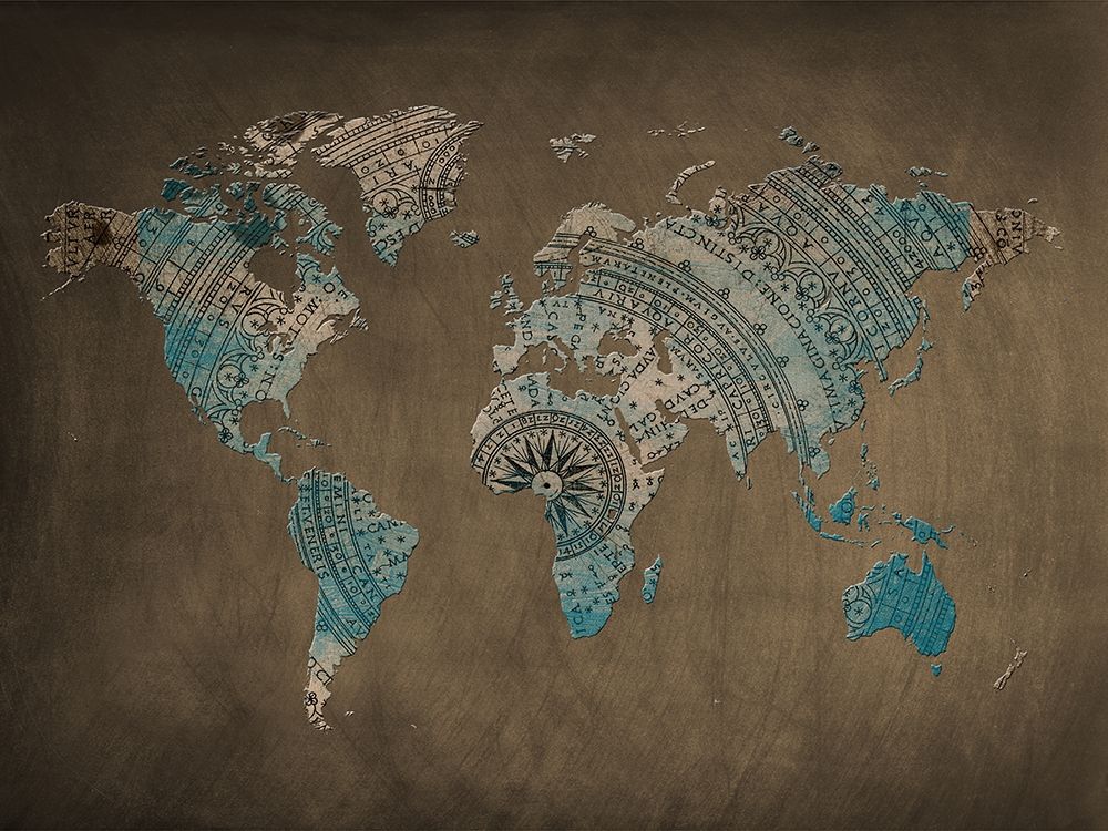 Vintage World art print by Sheldon Lewis for $57.95 CAD
