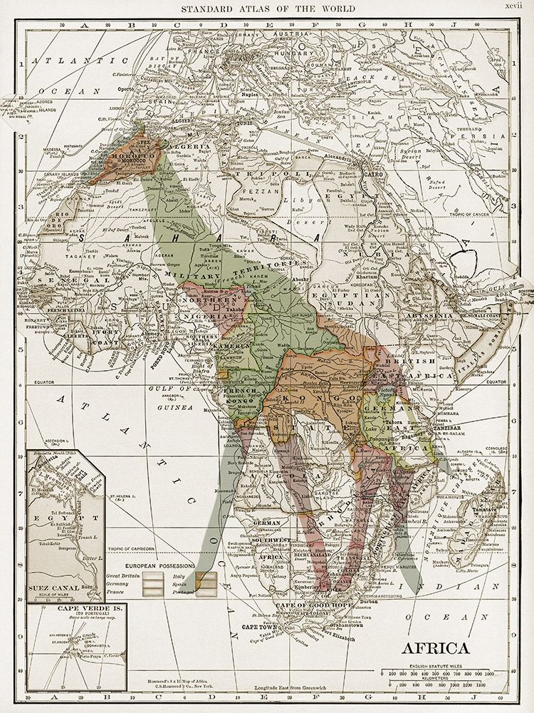 Safari Map 2 art print by Sheldon Lewis for $57.95 CAD