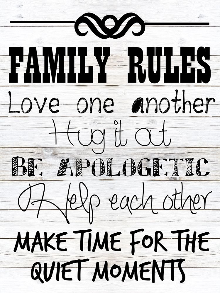 Rules Of The Family art print by Sheldon Lewis for $57.95 CAD