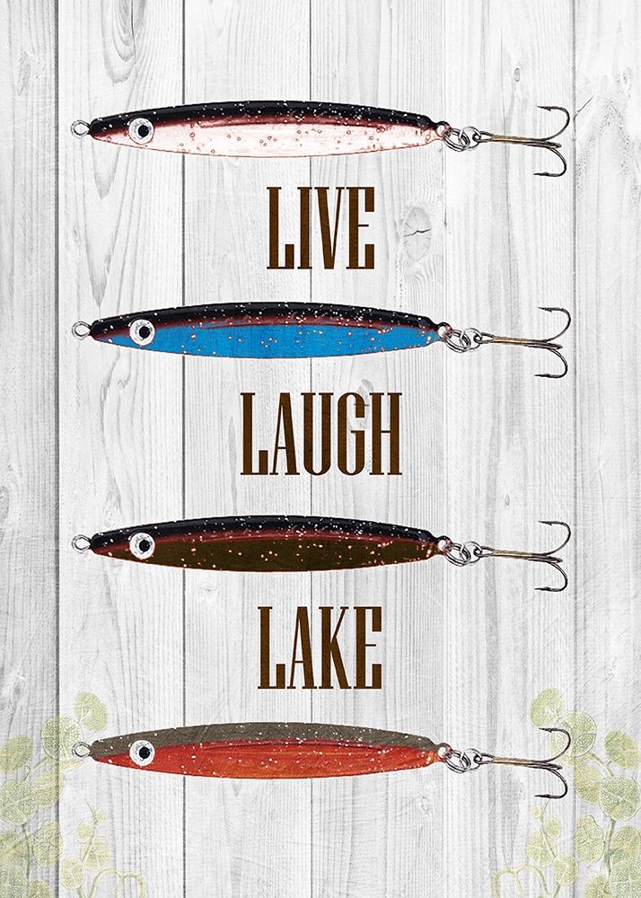 Live Laugh Lake art print by Sheldon Lewis for $57.95 CAD