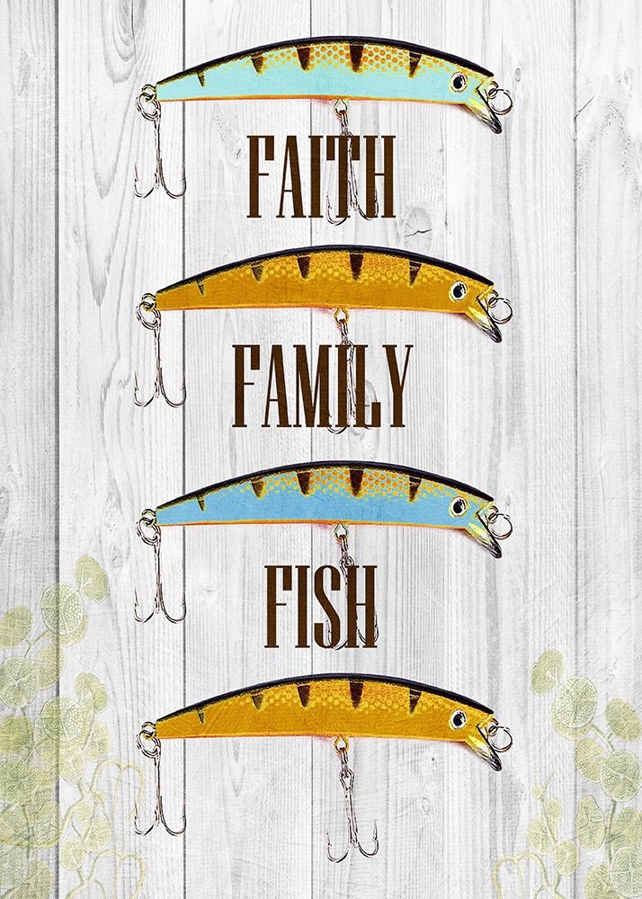 Faith Family Fish art print by Sheldon Lewis for $57.95 CAD