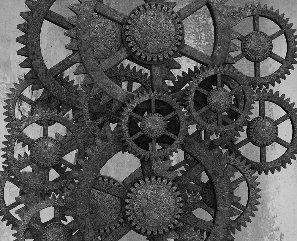 Gears In Motion art print by Sheldon Lewis for $57.95 CAD