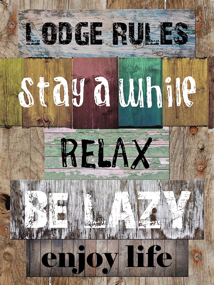 Lodge Rules art print by Sheldon Lewis for $57.95 CAD