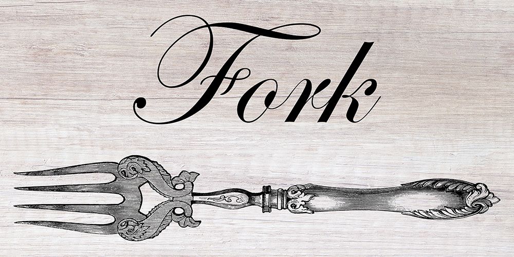 Vintage Fork art print by Sheldon Lewis for $57.95 CAD