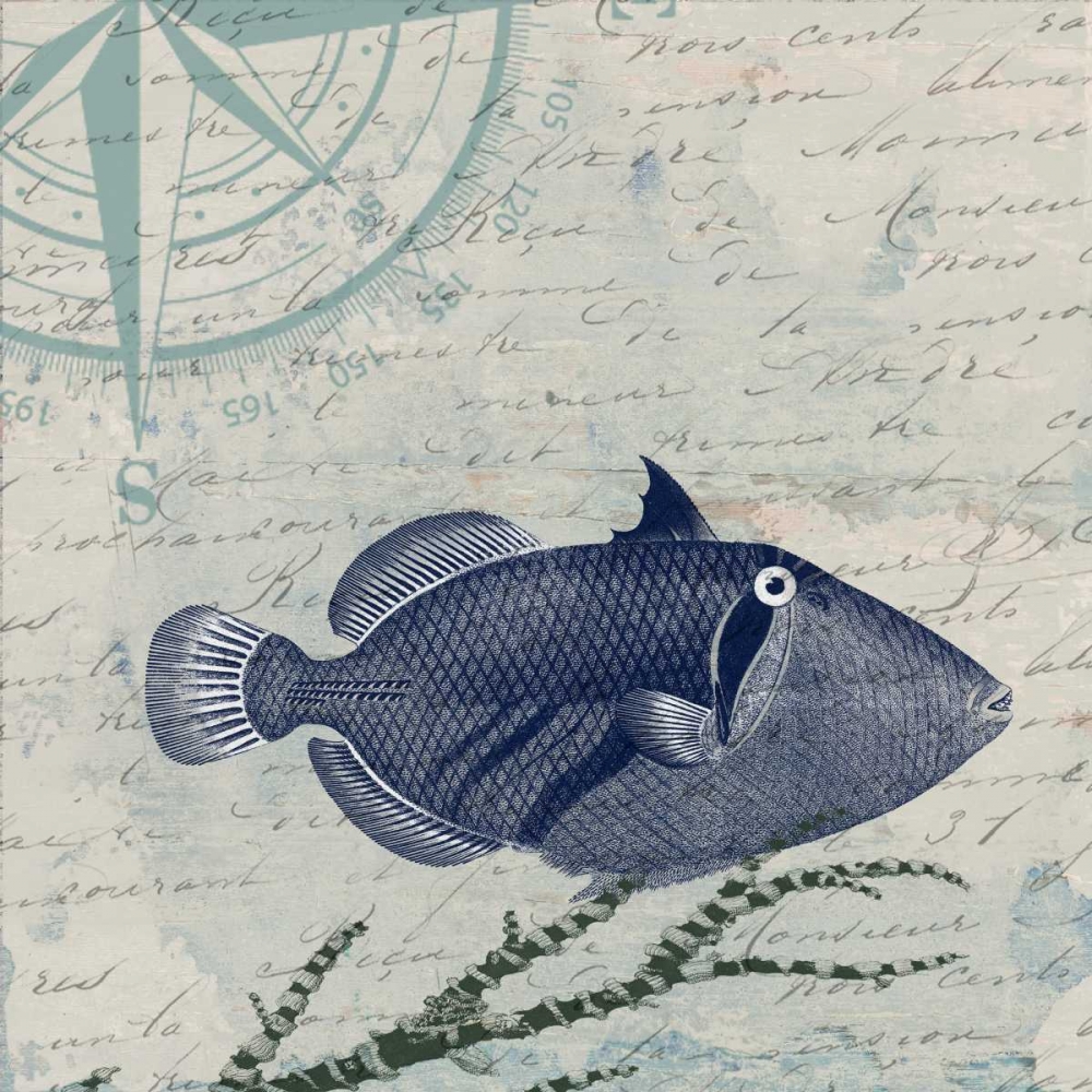 Calm Blue Ocean art print by Sheldon Lewis for $57.95 CAD