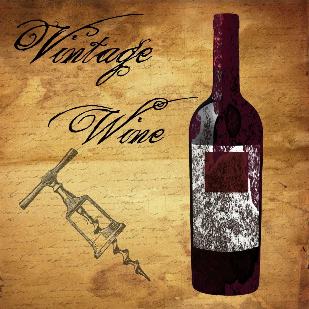 Vintage Wine art print by Sheldon Lewis for $57.95 CAD