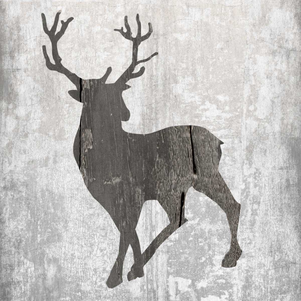 Buck Hunt Gray art print by Sheldon Lewis for $57.95 CAD