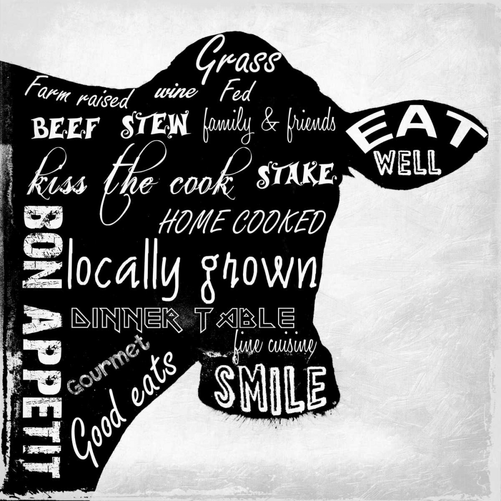 Cuisine Typography art print by Sheldon Lewis for $57.95 CAD