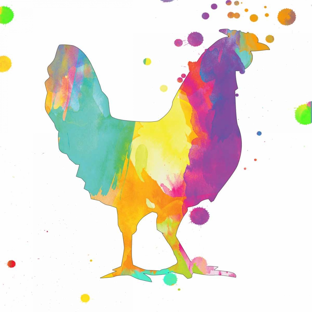Bubbly Rooster art print by Sheldon Lewis for $57.95 CAD