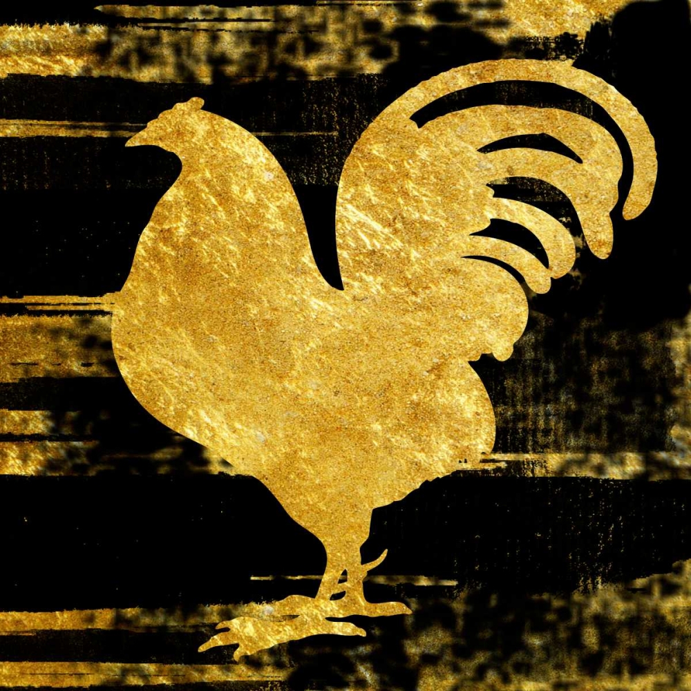 Gold Rush Rooster art print by Sheldon Lewis for $57.95 CAD
