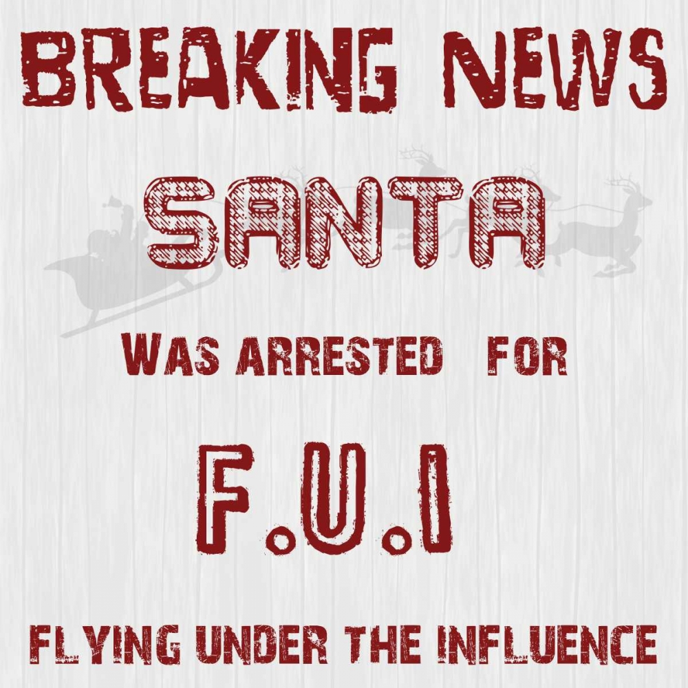 Santas FUI art print by Sheldon Lewis for $57.95 CAD