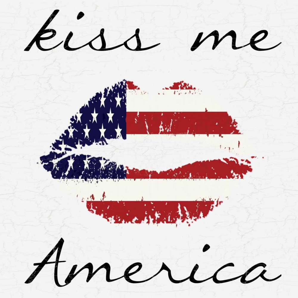 Kiss Me America art print by Sheldon Lewis for $57.95 CAD