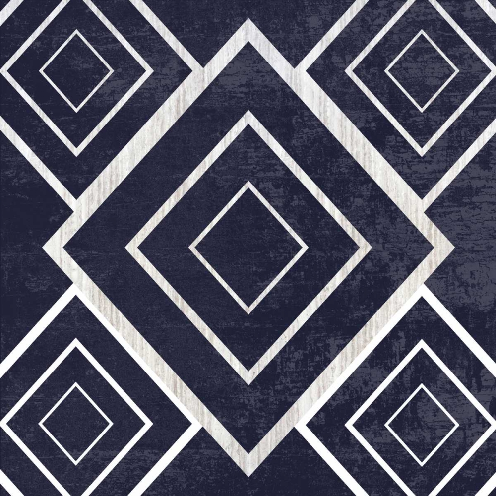 Indigo Geometrical Gem 2 art print by Sheldon Lewis for $57.95 CAD