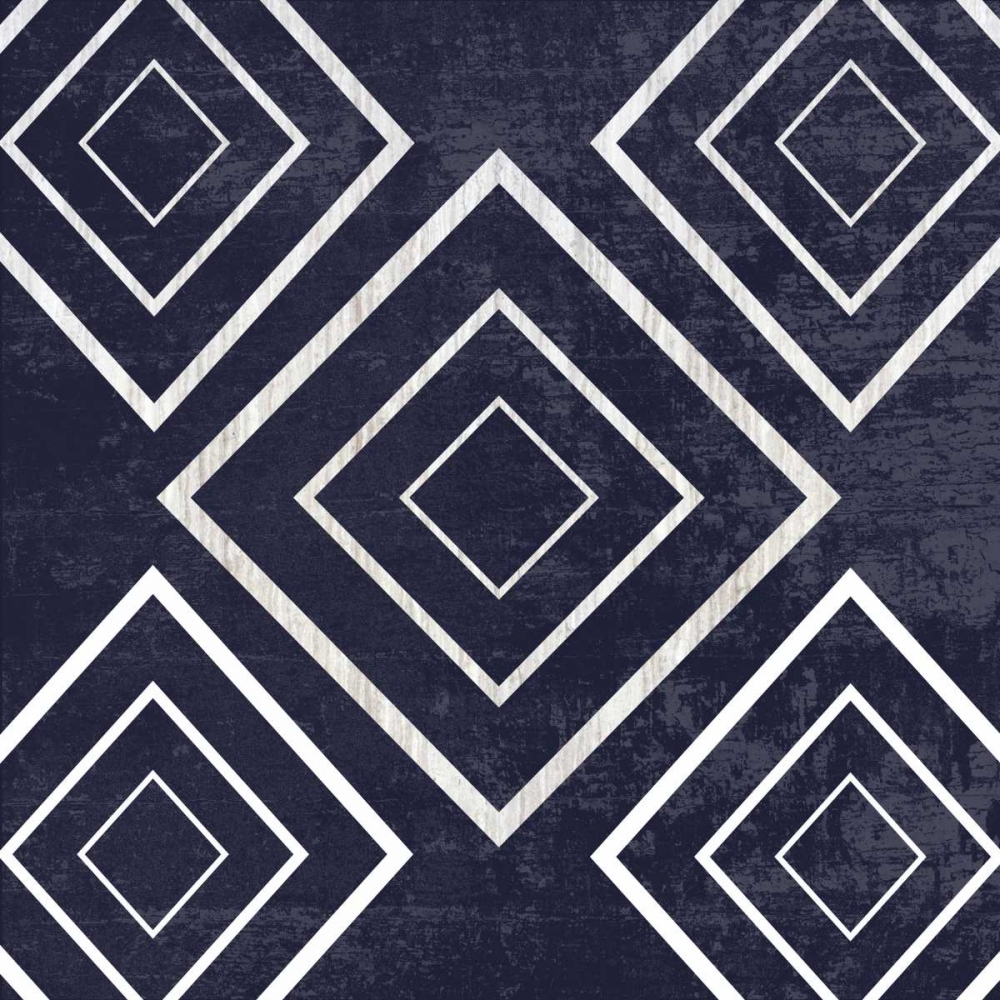 Indigo Geometrical Gem 3 art print by Sheldon Lewis for $57.95 CAD
