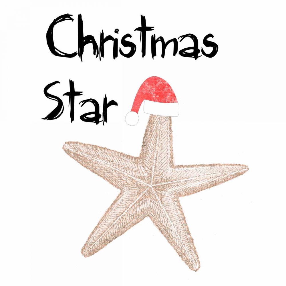 Christmas Starfish art print by Sheldon Lewis for $57.95 CAD