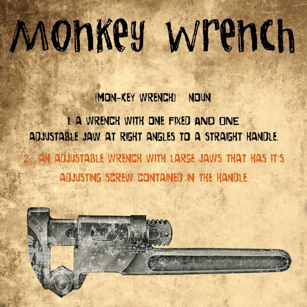 Monkey Wrench art print by Sheldon Lewis for $57.95 CAD