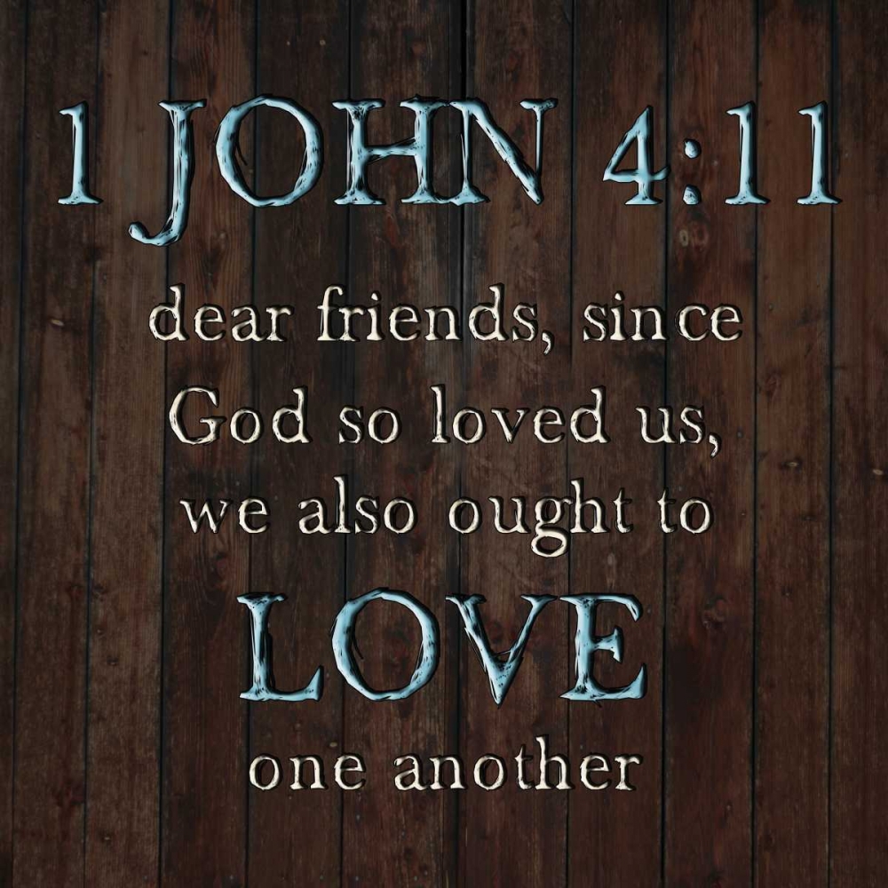 1 John 4:11 art print by Sheldon Lewis for $57.95 CAD