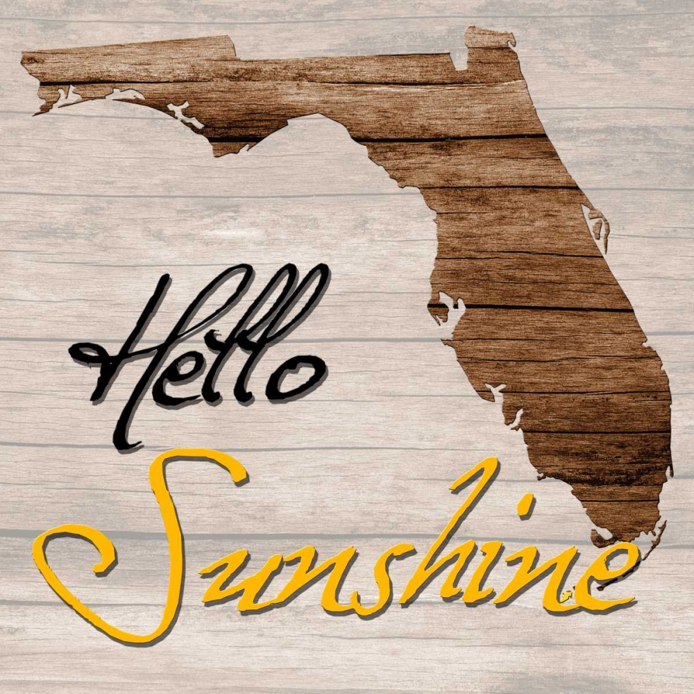 Florida Map 2 art print by Sheldon Lewis for $57.95 CAD