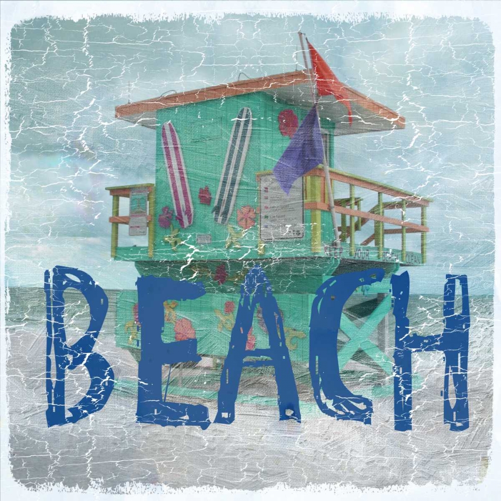 Beach Florida art print by Sheldon Lewis for $57.95 CAD