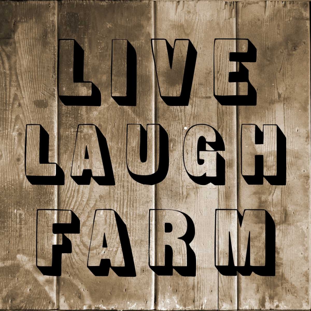 Live Laugh Farm art print by Sheldon Lewis for $57.95 CAD