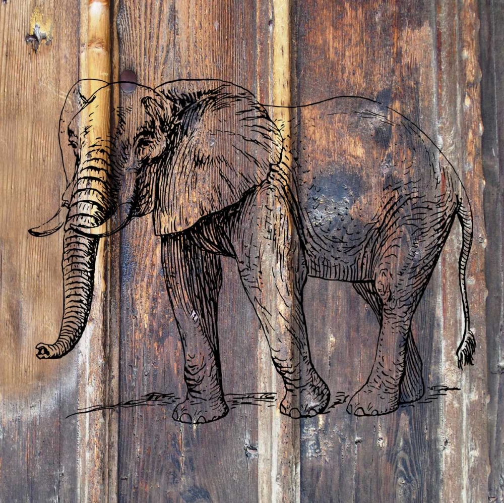 Junglephant art print by Sheldon Lewis for $57.95 CAD