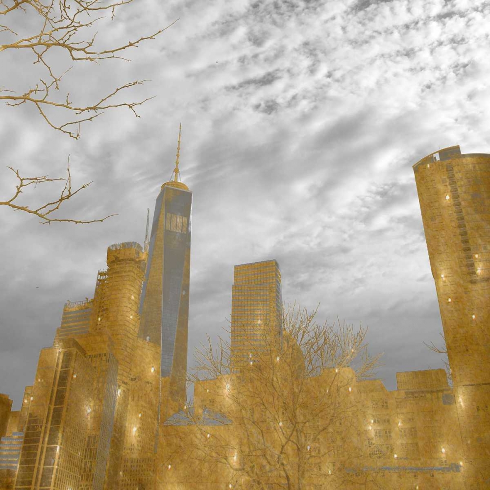 Golden New York art print by Sheldon Lewis for $57.95 CAD