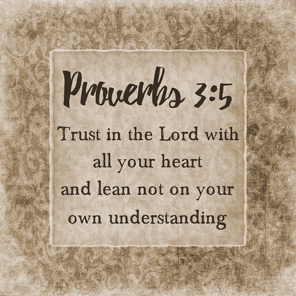 Trust In The Lord art print by Sheldon Lewis for $57.95 CAD