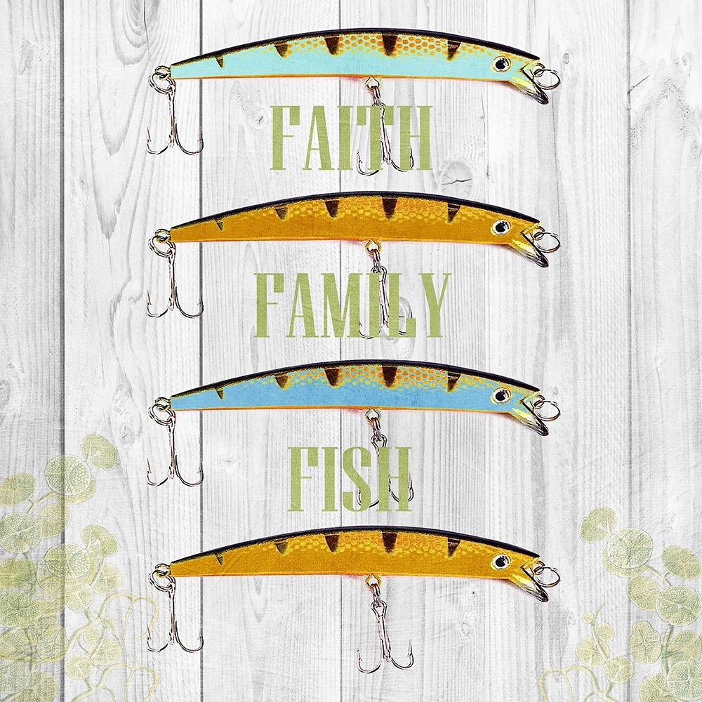 Faith Family Fish art print by Sheldon Lewis for $57.95 CAD