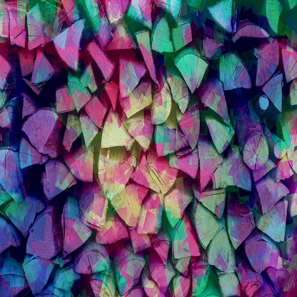 Jewel Toned Logs 2 art print by Sheldon Lewis for $57.95 CAD