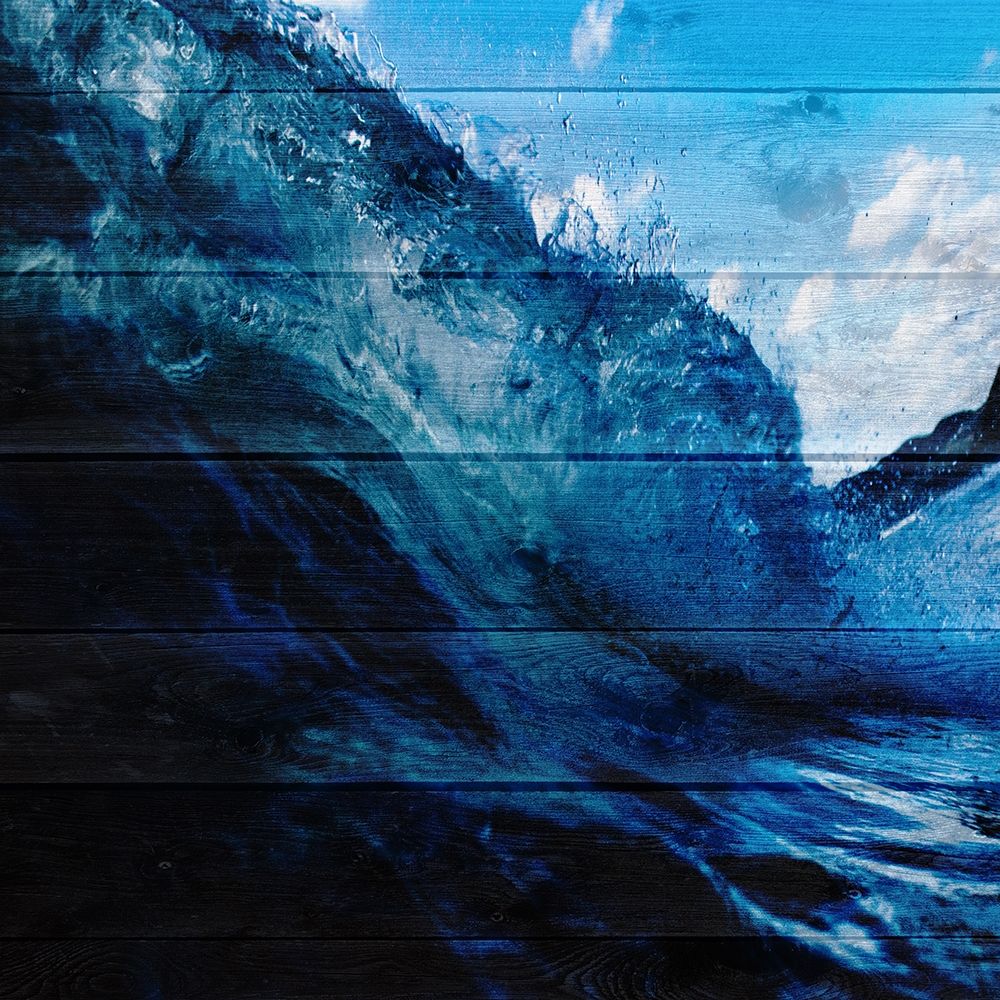 Blue Surf art print by Sheldon Lewis for $57.95 CAD