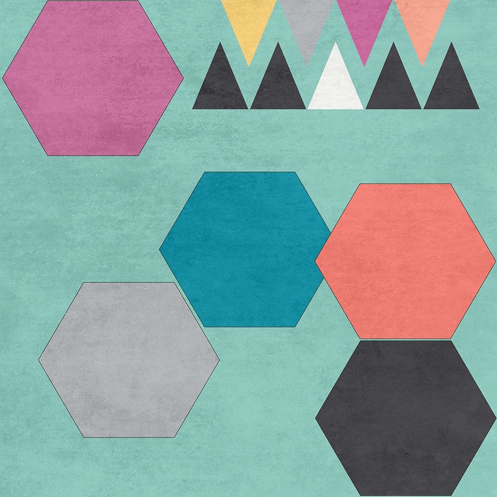 Retro Shape art print by Sheldon Lewis for $57.95 CAD