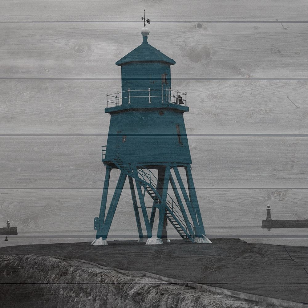 Lighthouse Blue art print by Sheldon Lewis for $57.95 CAD