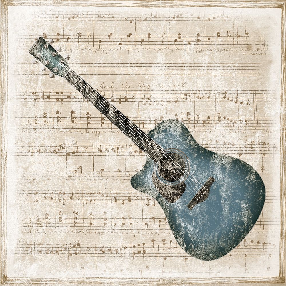 Acoustic Blues art print by Sheldon Lewis for $57.95 CAD