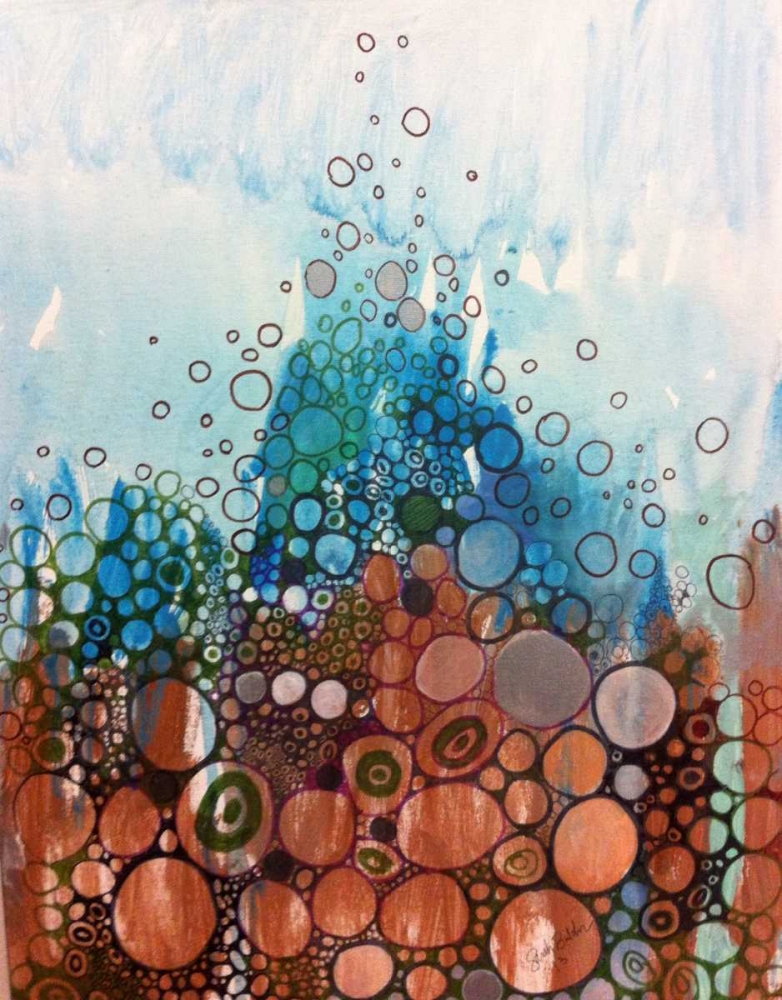 Blue And Bronze art print by Sarah Butcher for $57.95 CAD