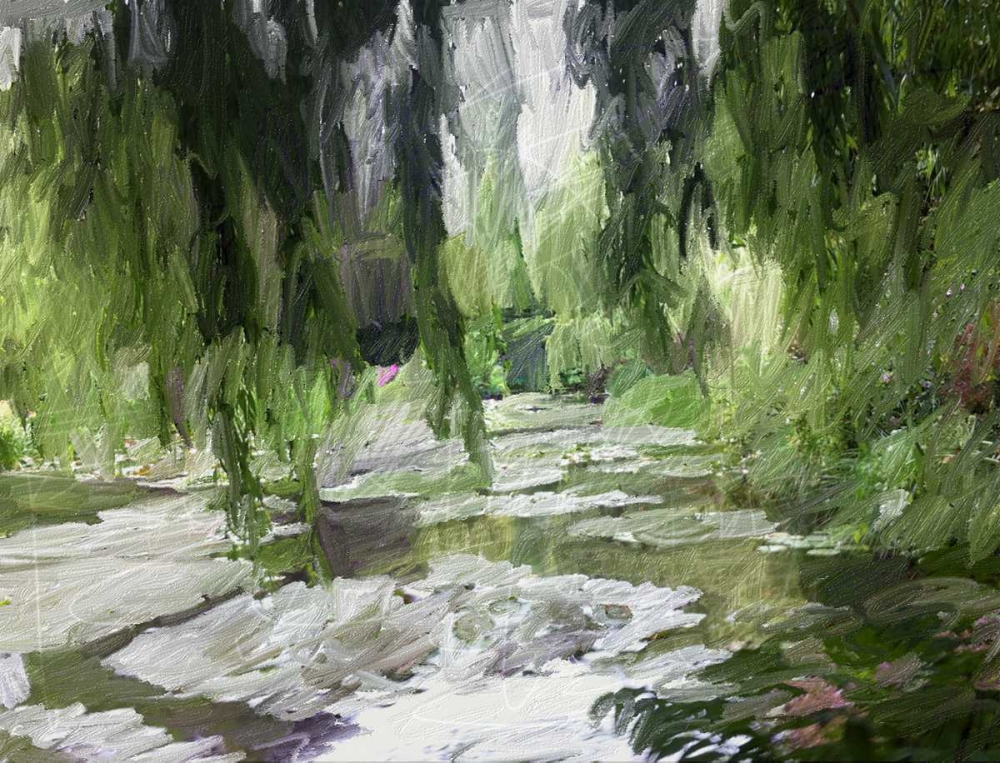 Monets Tranquil Gardens art print by Sarah Butcher for $57.95 CAD