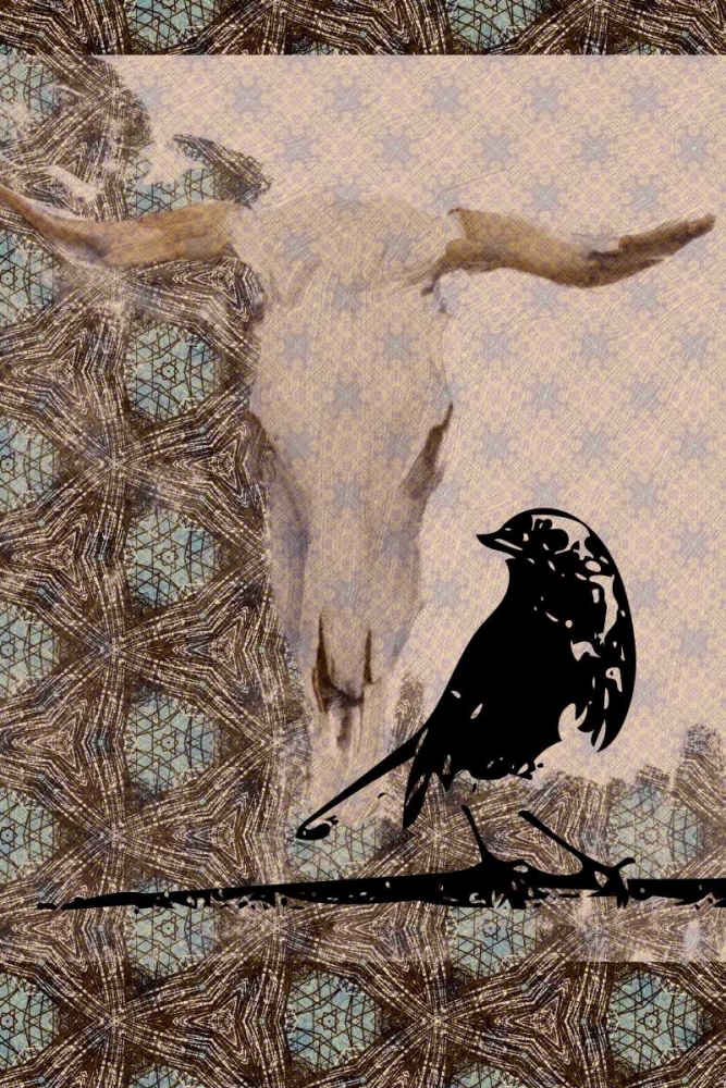 Skull Bird art print by Sarah Butcher for $57.95 CAD