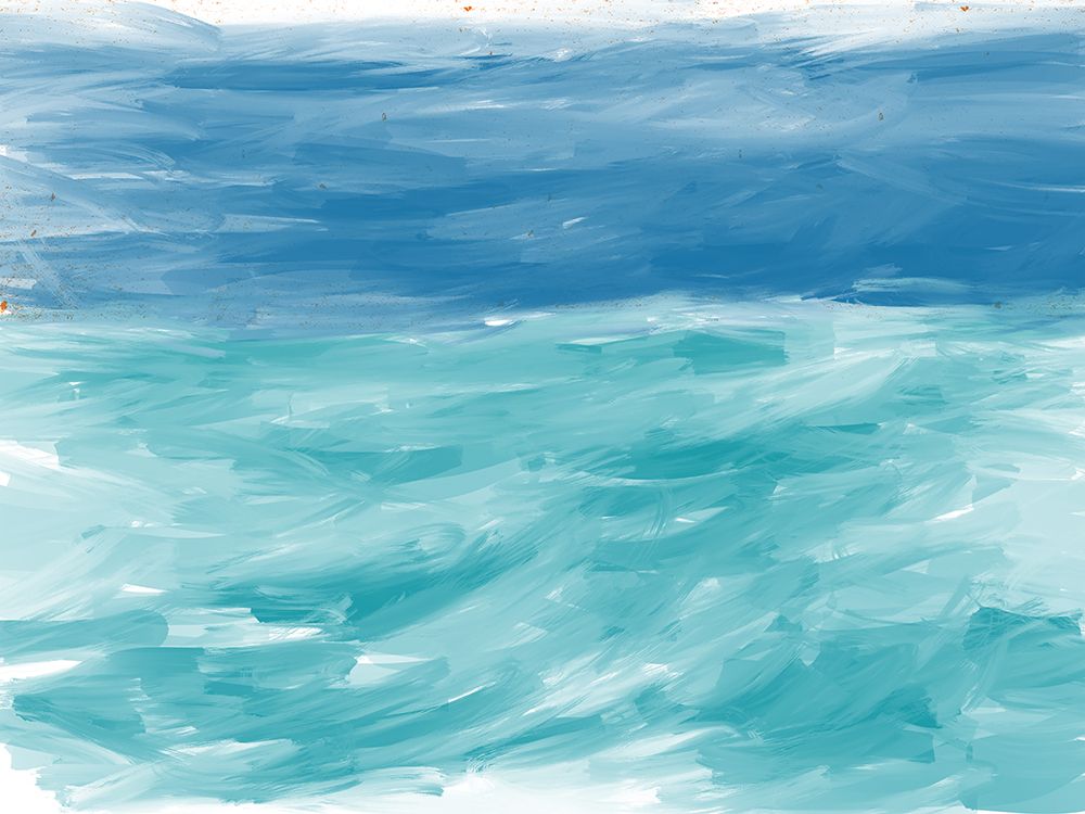 Turquoise Sea art print by Sarah Butcher for $57.95 CAD