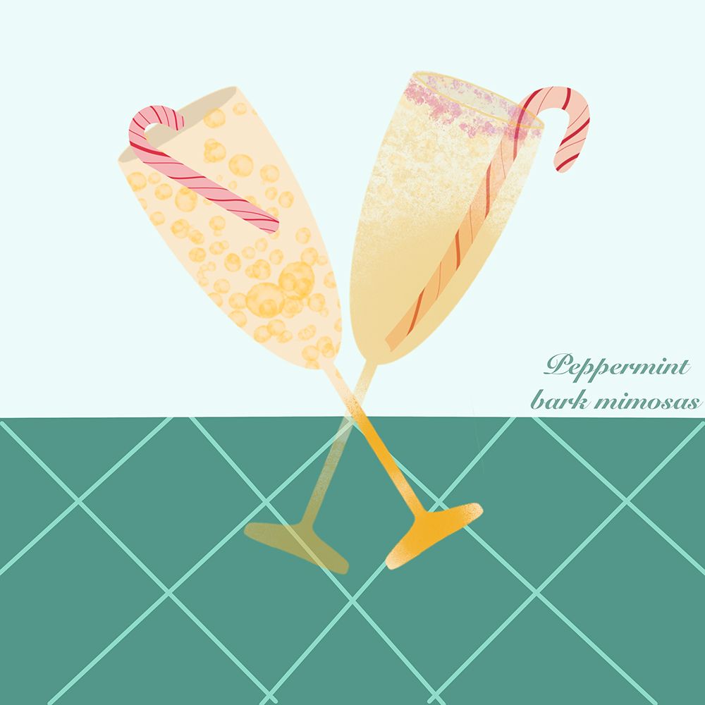 Peppermint Mimosas art print by Siotia Swati for $57.95 CAD