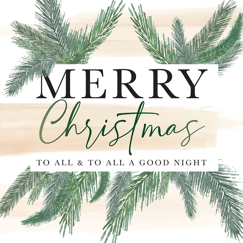 Merry Christmas to All art print by atelier vdk for $57.95 CAD