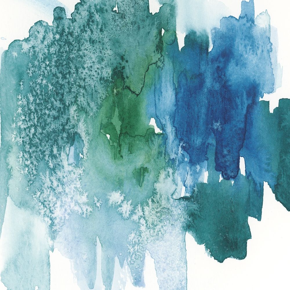 Aqua Abstract art print by atelier vdk for $57.95 CAD