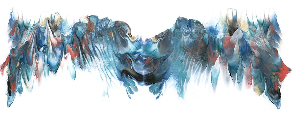 Abstract Sound Wave B art print by Tina Carlson for $57.95 CAD