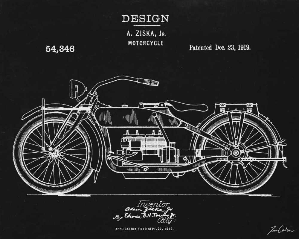 Harley Ziska art print by Tina Carlson for $57.95 CAD