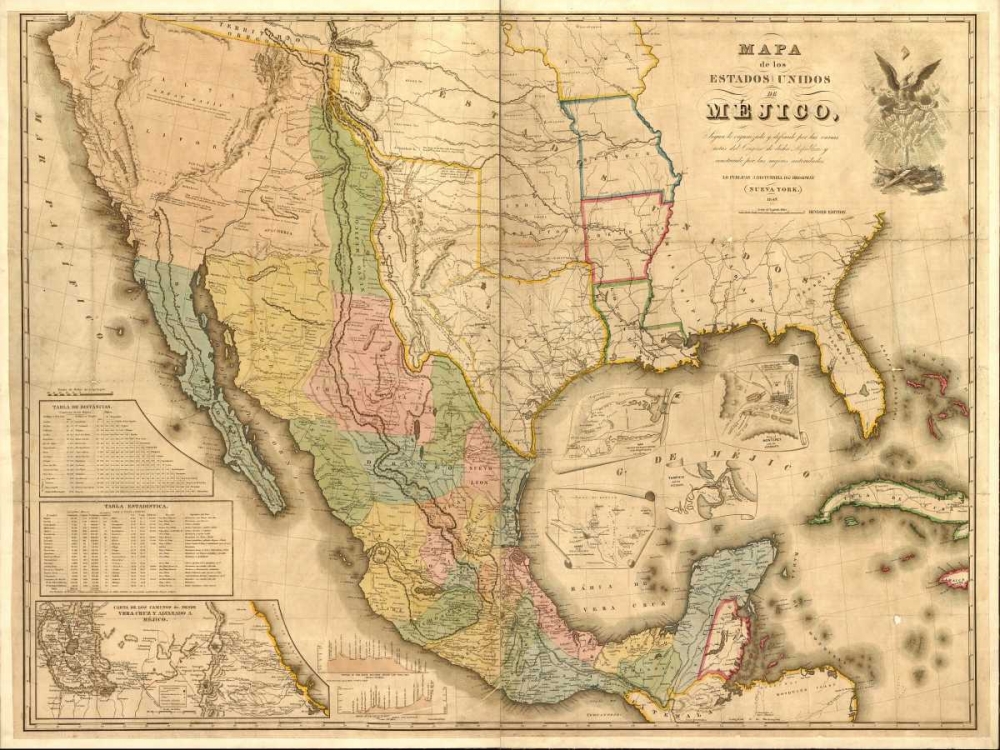 US Mexico art print by Tina Carlson for $57.95 CAD