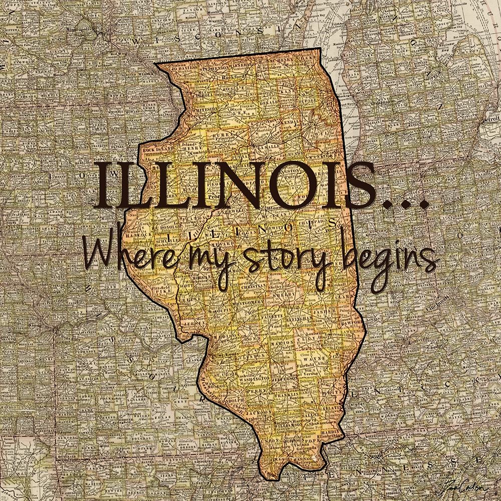 Story Illinois art print by Tina Carlson for $57.95 CAD