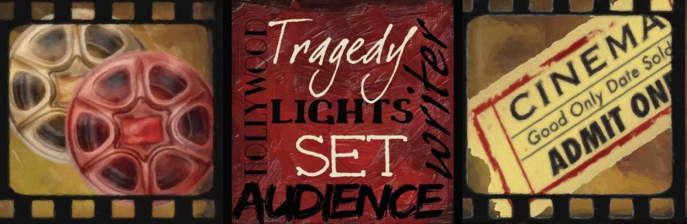 LIGHTS  CAMERA  ACTION C art print by Taylor Greene for $57.95 CAD