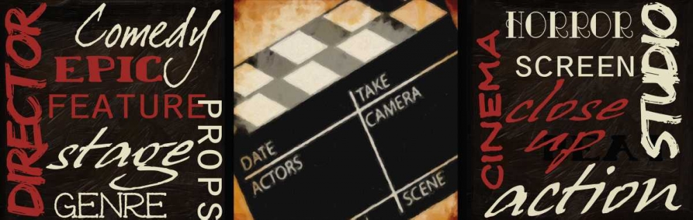 LIGHTS CAMERA ACTION D art print by Taylor Greene for $57.95 CAD
