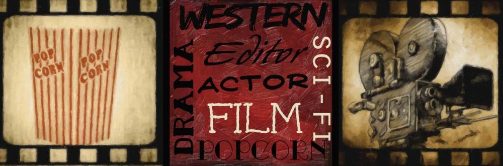 LIGHTS CAMERA ACTION E art print by Taylor Greene for $57.95 CAD