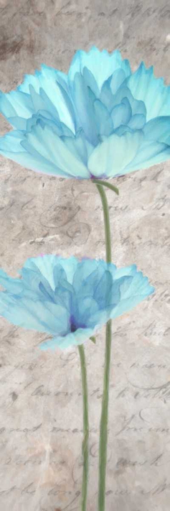 Blue Floral Panel II art print by Taylor Greene for $57.95 CAD
