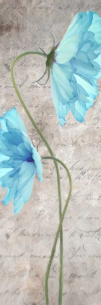 Blue Floral Panel B1 art print by Taylor Greene for $57.95 CAD